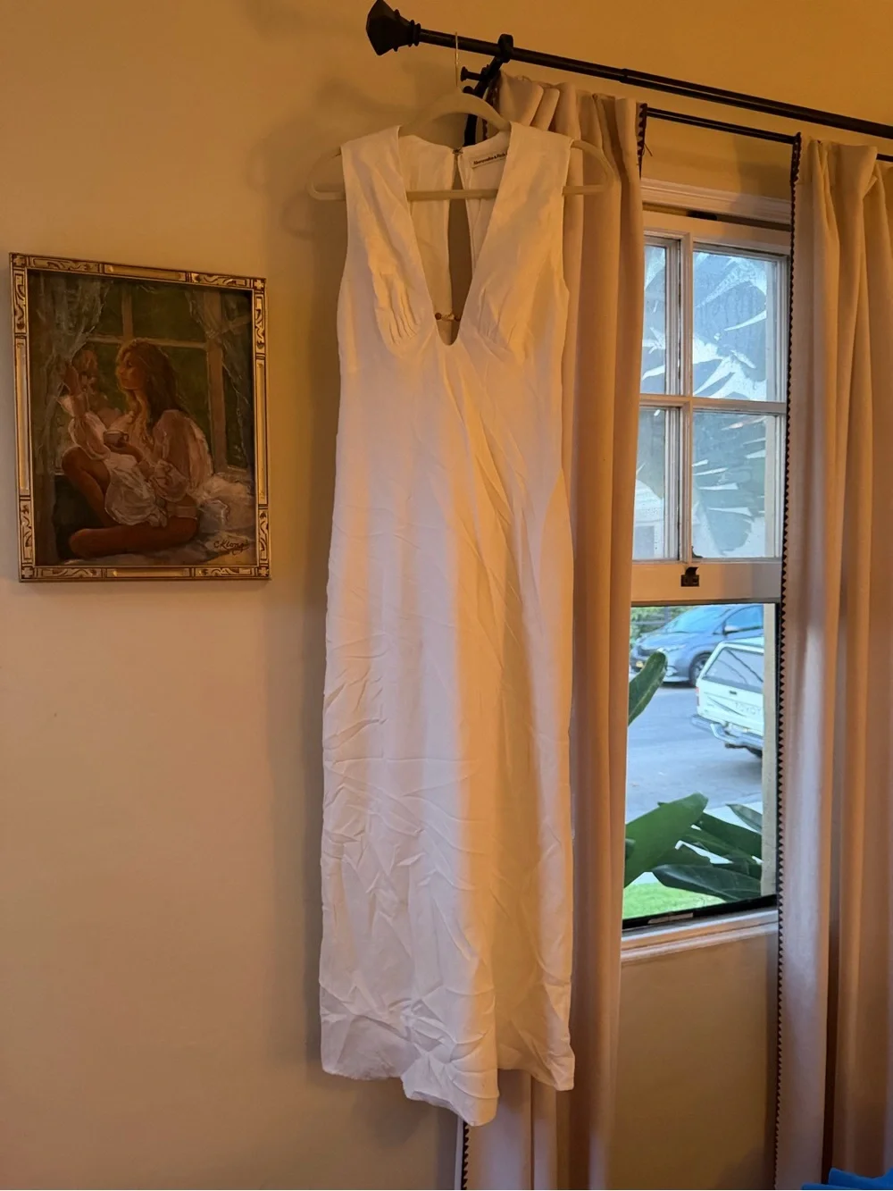 White dress